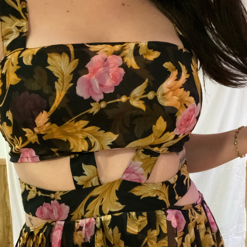 ASOS floral maxi dress